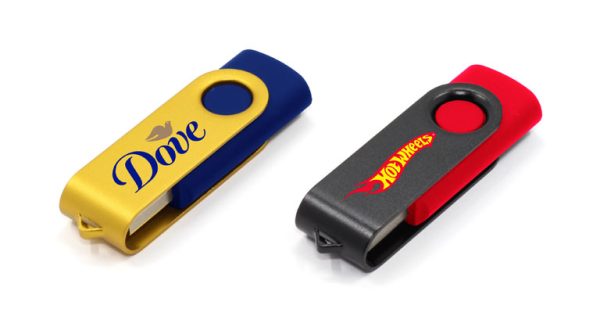 SW502: Two-Tone Swivel USB Flash Drive - Image 2