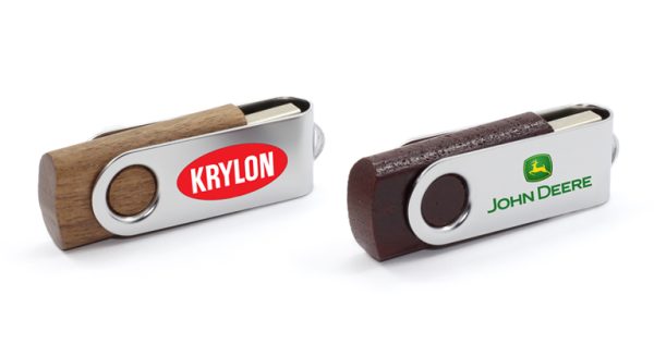 SW503: Wooden Swivel USB Drive - Image 4