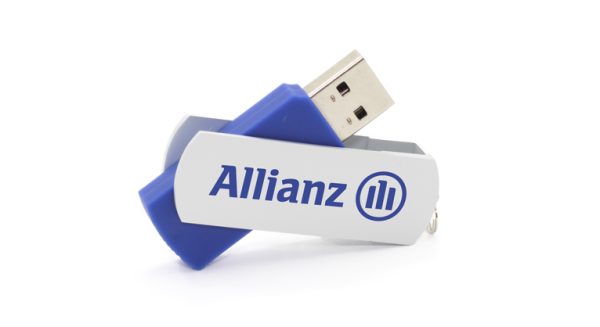 SW504: Swivel USB Drive with Metallic Cover - Image 2