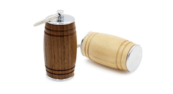 WD607: Barrel-Shaped Wooden USB Drive - Image 3
