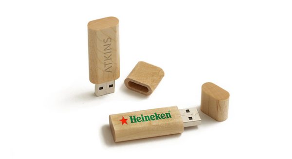 WB608: Classic Wooden USB Drive - Image 3